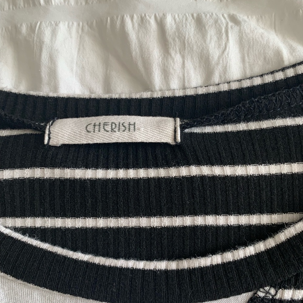 Cherish Striped Ribbed Top - Picture 5 of 15